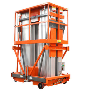 Kellen 6m 7.5m Self Propelled Hydraulic Scissors Lift Single Column Aluminum 650x650mm <b>Table</b> New - Product Image 5