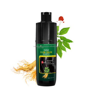 Shampooing de coloration à base de plantes au ginseng naturel sans coloration du cuir chevelu lisse et facile à utiliser pour l'application de teinture à la maison - Product Image 3