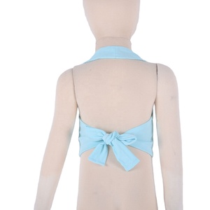 FM Wholesale Nouveau style, Meilleure vente : Hauts à bretelles style crop top à nouer au dos pour bébé et tout-petit - Product Image 4