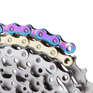 <span class=keywords><strong>Cadena</strong></span> de Bicicleta de Montaña BUCKLOS OEM/ODM, 9/10/11/12 Velocidades, Ultraligera, Chapada en Oro, Accesorios de Bicicleta Coloridos - Product Image 2