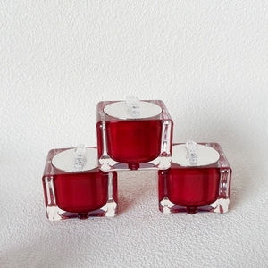 Hot Sale 10g Empty Luxury Cosmetic <strong>Container</strong> Acrylic Plastic <strong>Double</strong> Wall Jar Pink Red <strong>Beauty</strong> Cream <strong>Container</strong> for Eye Face - Product Image 4