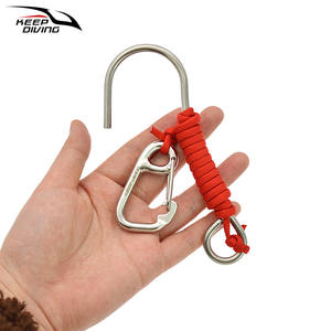 KEEP DIVING RP 025 para Buceo, Gancho de Seguridad Simple de Acero Inoxidable 316 para Cuerda, Resistente al Agua Salada, con Garra Única para Arrecifes - Product Image 5