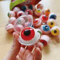 Bonbons gélifiés en forme d'œil, série 3D, prix de gros bon marché, bonbons gélifiés personnalisés
