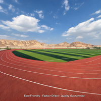 Expédition rapide DDP Système synthétique complet en PU EPDM pour terrains de sport, anti-âge, résistant à la corrosion, pour parcs sportifs communautaires, provenant de Chine