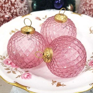 Adornos Navideños, Bolas de Cristal para Árbol de Navidad, Adornos de 8 cm, Bola de Navidad - Product Image 2