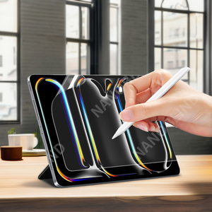 Lớp aanti-glare bảo vệ màn hình cho <span class=keywords><strong>iPad</strong></span> Pro 13 2024 Dễ dàng cài đặt giá rẻ paperfeel bình thường Matte phim PET Glass - Product Image 3
