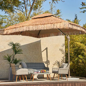 <span class=keywords><strong>Parasol</strong></span> de plage, de piscine, de jardin ou de terrasse, style bohème, en paille de <span class=keywords><strong>raphia</strong></span>, pliable, portable, 240 cm, style hula, tiki, <span class=keywords><strong>parasol</strong></span> - Product Image 2
