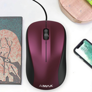 Mous เม้าส์ออปติคอลไร้สาย2.4GHz LED backlit ตัวรับสัญญาณ USB แบบเงียบแบตเตอรี่แบบพกพาสำหรับพีซีแท็บเล็ตแล็ปท็อป - Product Image 3