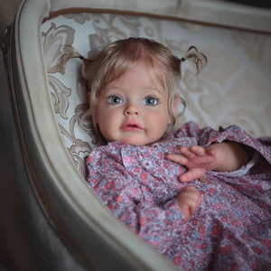 Bambola Reborn Realistica da 60CM, Bambina <span class=keywords><strong>Missy</strong></span> con Pelle 3D a Strati Multipli, Giocattolo in Silicone per Bambine - Product Image 5