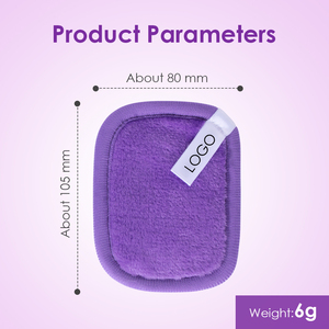 Lingettes démaquillantes personnalisées avec logo, ultra douces et réutilisables, en flanelle, pour tous types de peau, serviettes pour le visage pour femmes - Product Image 2