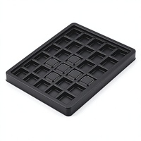 Baki Kemasan Chip IC Anti Statis ESD Thermoformed Multi Cavity Warna Hitam QFP BGA Carrier untuk Elektronik Konsumen