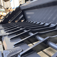 Minipala Gommata OEM Direttamente dalla Fabbrica, Nuova Condizione, con Benna da Scavo e Dente a Rastrello per Benna con Setaccio Integrato