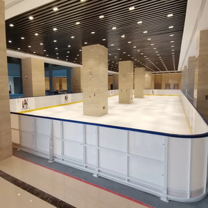 Dalles de glace synthétique ZSPE recyclables, sans pollution, sans bruit, pour la location d'événements et les patinoires éphémères, dalles de glace pour hockey - Product Image 2