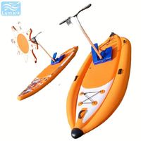 Vélo aquatique à pédales Stand Up Paddle (SUP) avec grandes planches flottantes, 1 personne, haute pression, rangement facile, pour rivière, depuis l'entrepôt Lumark en Chine