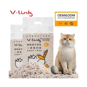 Cheap Eco Friendly Highly Absorption Quick Clump Sand Bentonite Materia Tofu Bentonite Mixed Cat Litter