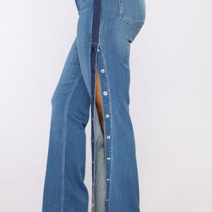 Jeans sexy pour femme, modèle nouveau, boutons pression, fabrication chinoise de haute qualité, denim - Product Image 2