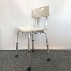 Chaise de douche antidérapante avec dossier et hauteur réglable pour personnes âgées et femmes enceintes - Product Image 2