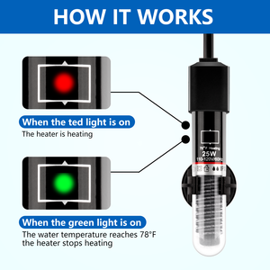 Chauffage d'<span class=keywords><strong>aquarium</strong></span> QbellPet anti-explosion à tube de quartz, thermostat d'eau automatique pour <span class=keywords><strong>aquarium</strong></span>, submersible, en verre - Product Image 6