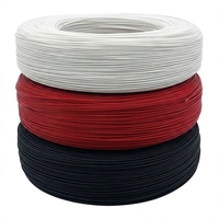 Fil chauffant haute température HONGPAI UL1332 24AWG, isolé FEP, cuivre étamé, 300V, résistant aux acides/aux huiles, RoHS UL758 UL1581, usine OEM