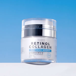 Creme Facial Vegano de Marca Própria Anti-envelhecimento, Anti-rugas, Clareador e Iluminador com Colágeno e Retinol - Product Image 1