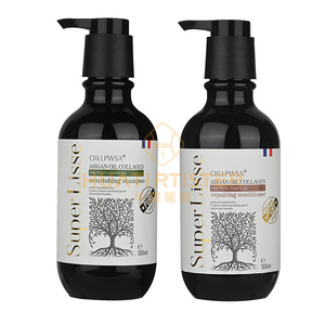 Set de Cuidado Capilar Huati Sifuli SUPER LISSE, Champú y Acondicionador con Aceite de Argán Orgánico 100% Puro, 300ml - Product Image 2