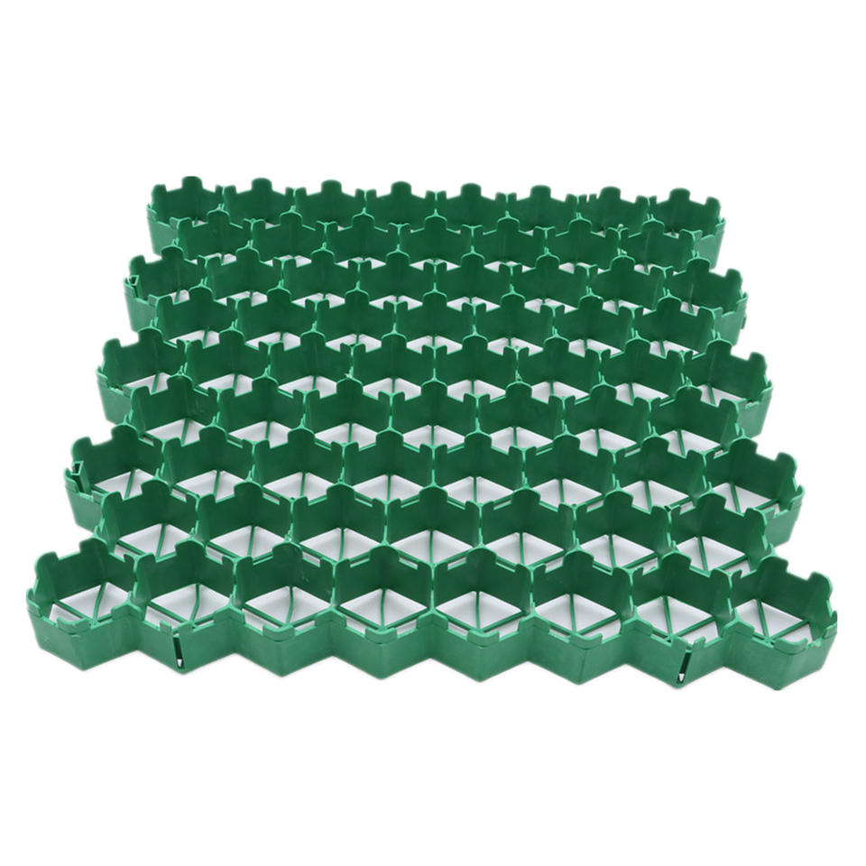 HDPE Honeycomb Plastic Grass Paver Grid Driveway Mat Grass Planting ...