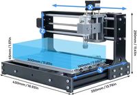 Machine de gravure CNC 3018 haute performance pour le travail du bois, double fonction pour acrylique, plastique, PCB, PVC, bois, pour gravure CNC