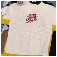 GZ Premium Ukay Bundle Bea Code Bale Yellow Sacks Clothes, Trendy and Clean Mixed Styles K63 Bea Balles Supplier Ments Tshirt