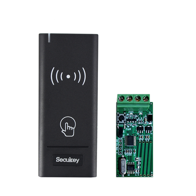 Access Control Wiegand 26/34bit  Wireless Smart Card Reader 13.56MHz IC/MF Cards