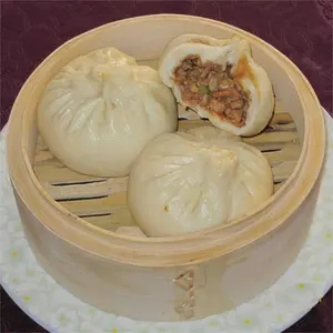 HACCP Certified Chinese Steamed Bun Stuffed with Potato, Eggplant and Green Pepper