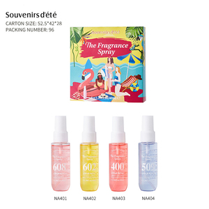 Set de 4 Piezas de Perfume Corporal en Spray Digital de 40ml, Estilo Brasileño, Portátil, para Viaje, Regalo, Souvenir - Product Image 4