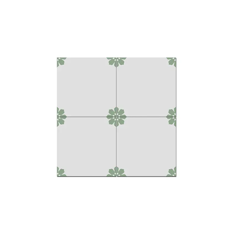 Longstar Light Green Tile Retro Small Flower Tiles 300*300 MM Kitchen Bathroom Wall Balcony Floor Ceramic Tiles