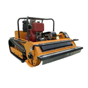 Desbrozadora de gasolina 80Y/100Y con control remoto, cortadora de maleza para huertos de frutas y té, cortacésped multifuncional con orugas - Product Image 1