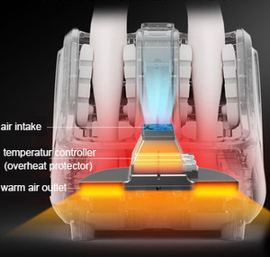 Masajeador de pies eléctrico para la circulación sanguínea, masajeador de pies con calor, vibrador, buena calidad - Product Image 3