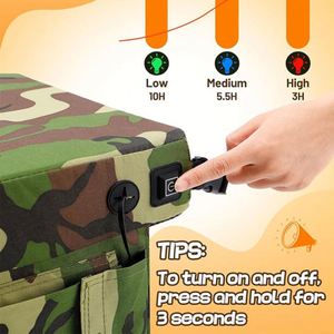 Coussin chauffant camouflage transfrontalier pour stade, extérieur, pêche, chasse, hiver - Product Image 2