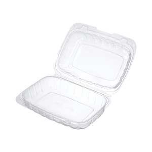 993 883 963 663 restaurant take away clamshell disposable plastic hinged container clear food box packaging
