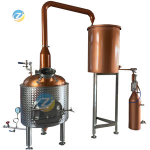 Distillation d'huiles essentielles 250L, distillation pour lavande, menthe, œillet, <span class=keywords><strong>hydrolat</strong></span>, équipement <span class=keywords><strong>de</strong></span> distillation à condensation en spirale - Product Image 1