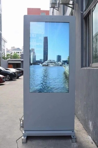 <span class=keywords><strong>Kiosk</strong></span> Màn Hình Kép Cảm Ứng Điện Dung Ngoài Trời Chống Nước Ngoài Trời IP55 IP65 Totem Kỹ Thuật Số LCD Đứng Trên Sàn - Product Image 3