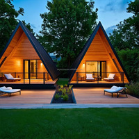 Structure en forme de triangle petite cabine petite maison maison triangulaire une maison à ossature pour vivre