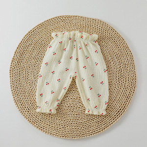 2023 bébé pantalons anti-moustiques garçons et filles mince <span class=keywords><strong>coton</strong></span> <span class=keywords><strong>gaze</strong></span> Bloomers mignon long pyjamas pour hiver vêtements pour enfants - Product Image 1