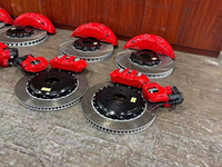 Kit d'étriers de frein de course haute performance : étrier avant 10 pistons 440 mm, étrier arrière 4 pistons 410 mm pour A5, A6, A7, Q5, Q6, Q8, Q7
