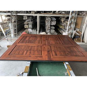 Porte de <span class=keywords><strong>Garage</strong></span> à deux sections américaines modernes, 16x8, en <span class=keywords><strong>bois</strong></span> massif, isolée, 9x8, porte de <span class=keywords><strong>Garage</strong></span> à rabat - Product Image 1