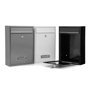 Buzón <span class=keywords><strong>de</strong></span> Pared para Exterior, Buzón <span class=keywords><strong>de</strong></span> Metal para Sugerencias <span class=keywords><strong>y</strong></span> Entregas con Cerradura con Llave - Product Image 1