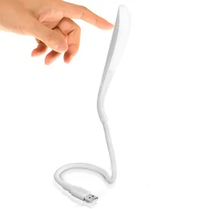 USB Reading Lamp with 14 LED Dimming Touch Switch and Flexible arm for Notebook Laptop Desktop PC and MAC Computer On/off seting