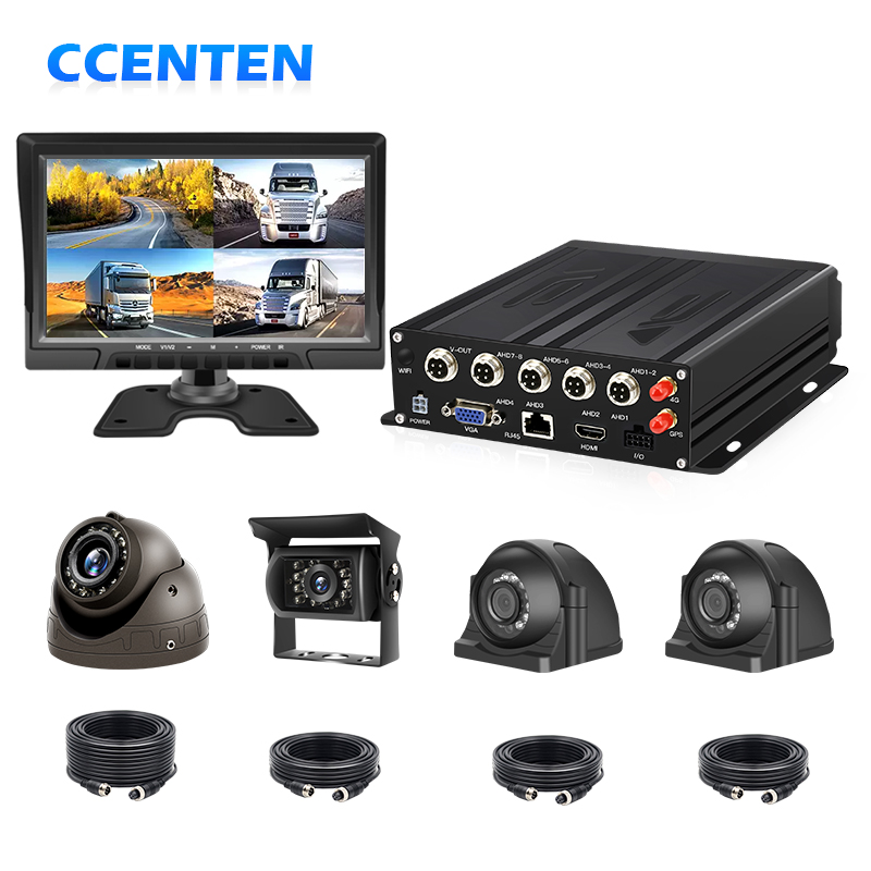 Monitor 4CH da 10 pollici+WLAN+GPS 4G