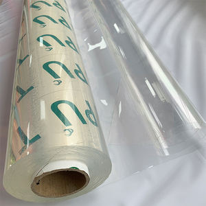 Chất lượng cao Trong Suốt TPU tấm Polyester <span class=keywords><strong>polyether</strong></span> với Matt kết thúc cho hydradders và túi màu Trong Suốt TPU - Product Image 1