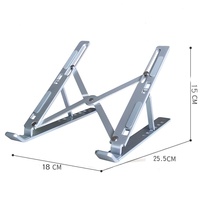 Soporte de escritorio al por mayor para ordenador portátil, soporte de refrigeración de elevación para soporte de teléfono, soportes de aluminio para ordenador portátil