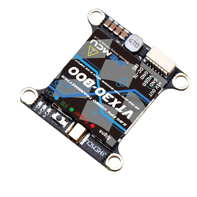 Jhemcu Vtx30-800 5848 Lite 40ch 5.8g 25/100/200/400/Mw Switchable Video Transmitter Module Osd Control for Fpv Drone