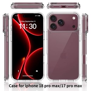 เคส iPhone 18 17 Pro Max คุณภาพสูง ใส ป้องกันรอยขีดข่วน ป้องกันเหลือง ป้องกันแรงกระแทก เคสโทรศัพท์มือถือแบบกำหนดเองได้ - Product Image 1