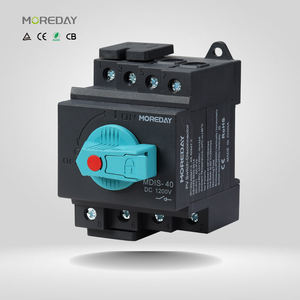 Interrupteur isolateur photovoltaïque 32A <span class=keywords><strong>1000V</strong></span> DC 4 pôles pour onduleur hybride, contrôleur MPPT et systèmes de batteries solaires - Product Image 2